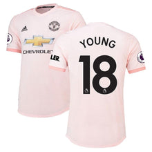 Load image into Gallery viewer, 18-Ashley Young Manchester United 2018-19 Away Player Jersey – Coral