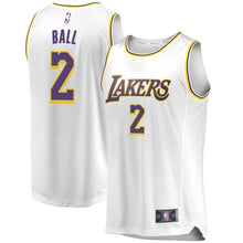 Load image into Gallery viewer, 2-Lonzo Ball Los Angeles Lakers  Jersey - Association Edition – White