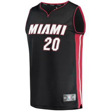 Load image into Gallery viewer, 20-Justise Winslow Miami Heat a Jersey Black - Icon Edition