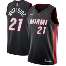 Load image into Gallery viewer, 21-Hassan Whiteside Miami Heat Swingman Jersey Black - Icon Edition