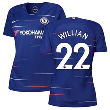 Load image into Gallery viewer, 22-Willian Borges da Silva Chelsea Women's 2018-19 Home Jersey - Blue