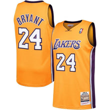 Load image into Gallery viewer, 24-Kobe Bryant Los Angeles Lakers Home Authentic climacool Jersey - Gold