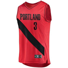 Load image into Gallery viewer, 3-C.J. McCollum Portland Trail Blazers  Jersey - Statement Edition - Red
