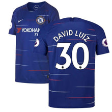 Load image into Gallery viewer, 30-David Luiz Chelsea 2018-19 Home Player Jersey – Blue