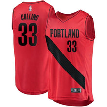 Load image into Gallery viewer, 33-Zach Collins Portland Trail Blazers  Jersey - Statement Edition - Red