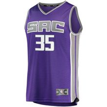 Load image into Gallery viewer, 35-Marvin Bagley III Sacramento Kings  2018 NBA Draft First Round Pick  Jersey Purple – Icon Edition