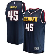 Load image into Gallery viewer, 45-Thomas Welsh Denver Nuggets  Jersey - Icon Edition - Blue