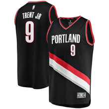 Load image into Gallery viewer, 9-Gary Trent Jr. Portland Trail Blazers  Jersey - Icon Edition - Black