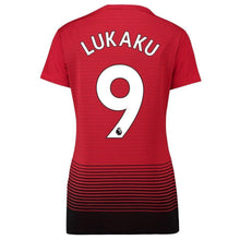 Load image into Gallery viewer, 9-Romelu Lukaku Manchester United Women's 18-19 Home Jersey – Red