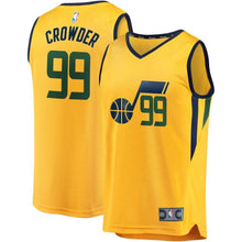 Load image into Gallery viewer, 99-Jae Crowder Utah Jazz  Player Jersey Gold - Statement Edition