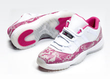 Load image into Gallery viewer, The Air Jordan Low  Pink Snake skin 11s 2019