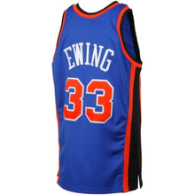 Load image into Gallery viewer, Patrick Ewing New York Knicks 1996-1997 Hardwood Classics Throwback Authentic Jersey - Royal Blue
