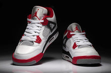 Load image into Gallery viewer, The Air Jordan 4 Retro White Red