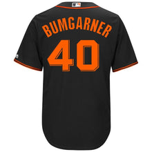 Load image into Gallery viewer, Madison Bumgarner San Francisco Giants Majestic Cool Base Player Jersey - Cream
