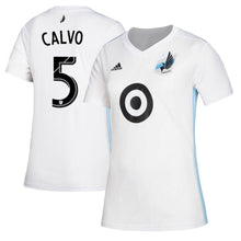 Load image into Gallery viewer, Francisco Calvo Minnesota United FC Women's 2019 Drift Player Jersey – White