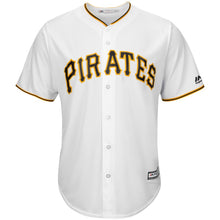 Load image into Gallery viewer, Josh Bell Pittsburgh Pirates Majestic Cool Base Player Replica Jersey – White