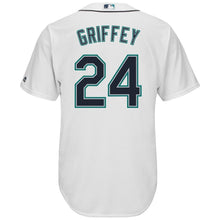 Load image into Gallery viewer, Ken Griffey Jr. Seattle Mariners Majestic Cool Base Player Jersey - White