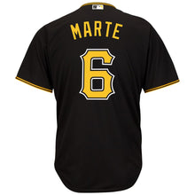 Load image into Gallery viewer, Starling Marte Pittsburgh Pirates Majestic Alternate  Jersey - Black/White