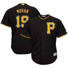 Load image into Gallery viewer, Colin Moran Pittsburgh Pirates Majestic Alternate Cool Base Player Jersey – Black
