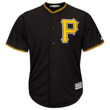 Load image into Gallery viewer, Colin Moran Pittsburgh Pirates Majestic Alternate Cool Base Player Jersey – Black