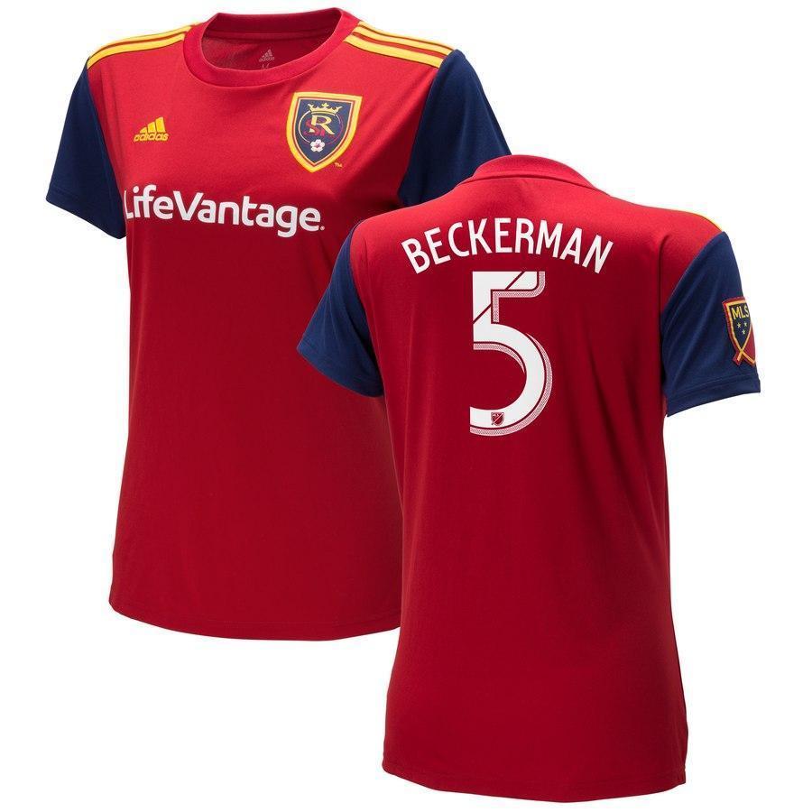 Kyle Beckerman Real Salt Lake Women's 2018 Primary Player Jersey – Red