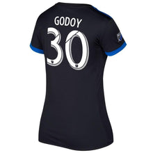 Load image into Gallery viewer, Anibal Godoy San Jose Earthquakes Women's 2017/18 Primary Jersey - Black
