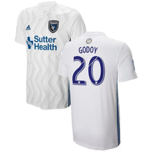 Load image into Gallery viewer, Anibal Godoy San Jose Earthquakes 2018 Secondary Player Jersey – White