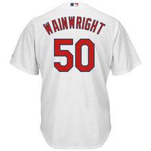 Load image into Gallery viewer, Adam Wainwright St. Louis Cardinals Majestic Cool Base Player Jersey - Tan/White