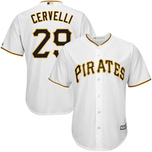 Load image into Gallery viewer, Pittsburgh Pirates Francisco Cervelli Majestic Jersey - Black/White