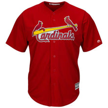 Load image into Gallery viewer, Dexter Fowler St. Louis Cardinals Majestic Alternate Cool Base Jersey - Cream/Red