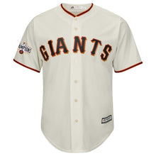 Load image into Gallery viewer, Santiago Casilla San Francisco Giants Majestic World Series Champions Cool Base Jersey - Cream