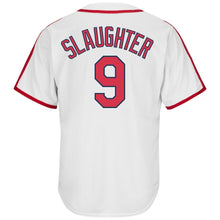 Load image into Gallery viewer, Enos Slaughter St. Louis Cardinals Majestic Cooperstown Collection Cool Base Player Jersey – Light Blue/White