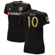 Load image into Gallery viewer, Carlos Vela LAFC Women's 2018 Primary  Player Jersey – Black